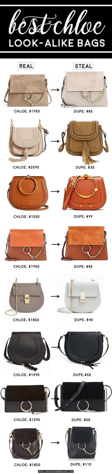 linaybags replica chloe|best chloe look alike dupe.